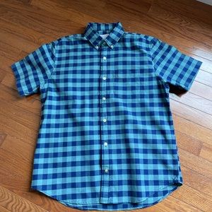 Gap Standard Fit Stretch Button Down S/S Shirt ~ M